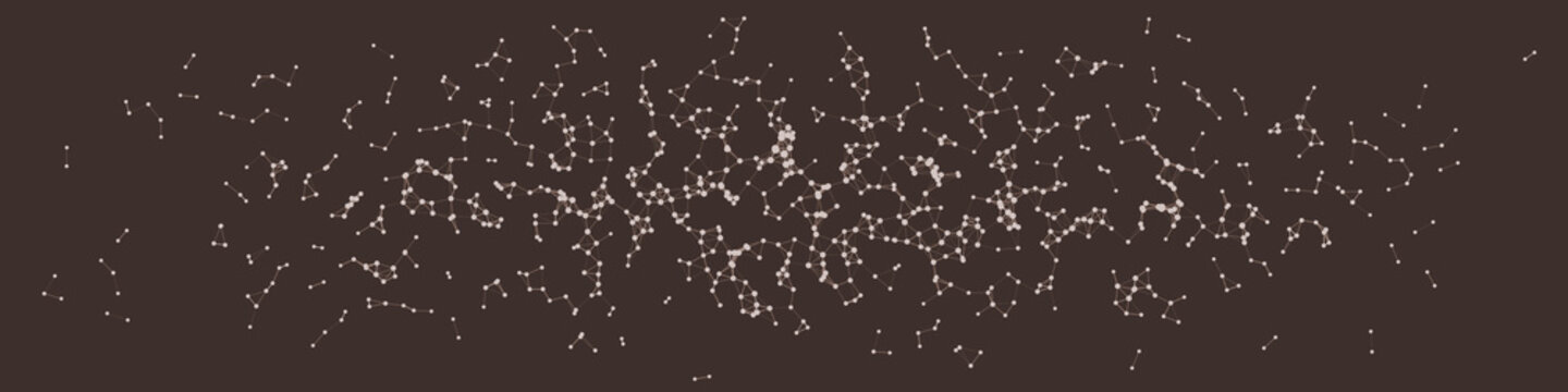 Network Mesh Procedural Art background illustration