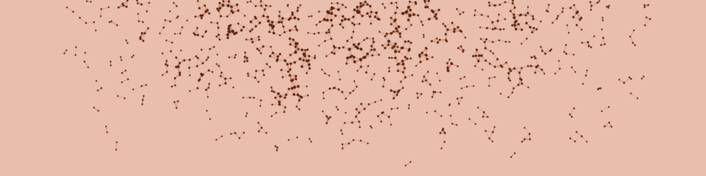 Network Mesh Procedural Art background illustration