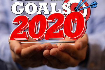 year 2020 business solution concept