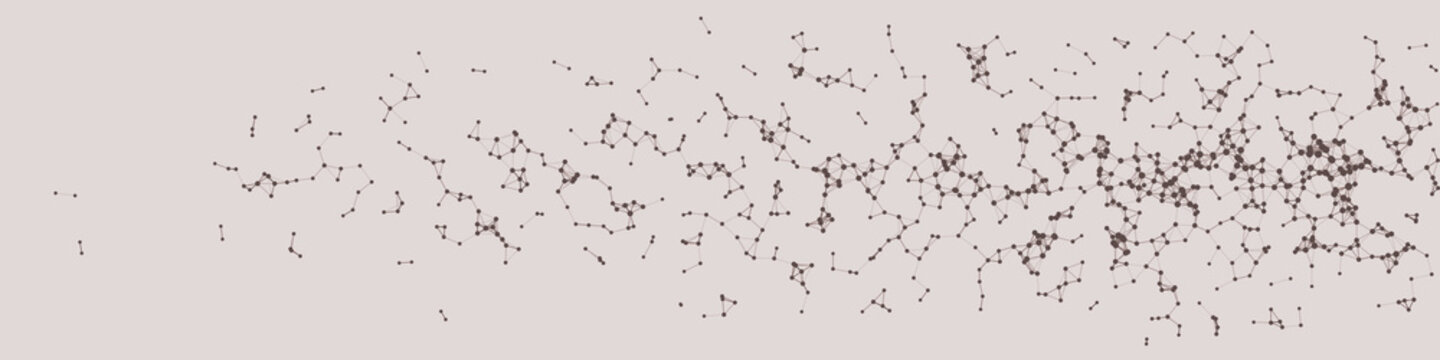 Network Mesh Procedural Art background illustration