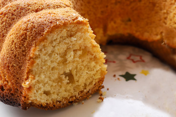 Turkish style soft house cake