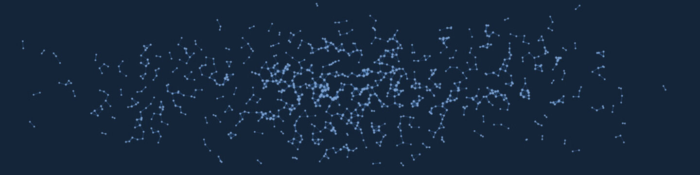 Network Mesh Procedural Art background illustration