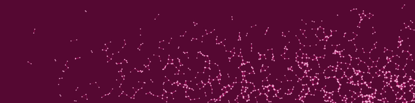 Network Mesh Procedural Art background illustration