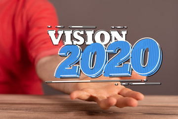 year 2020 business solution concept