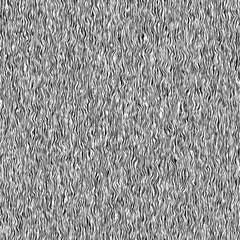 seamless screentone of hairy fiber, organic grooves, wavy lines of varying thickness, black and white screen tone, halftone. Seamless texture