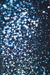 Blue Glitter Abstract Background