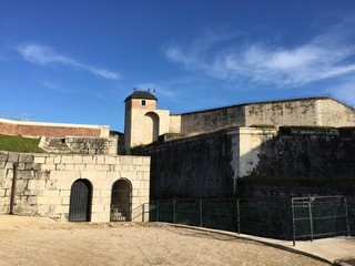 Fototapeta premium The Citadel of Besançon, a 17th-century fortress located on Mount Saint-Etienne, one of the seven hills that protect Besançon.