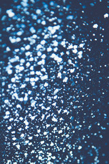 Obraz premium Blue Glitter Abstract Background