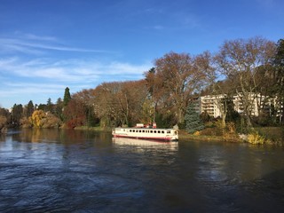 The Doubs river in the vicinity of Besançon, France