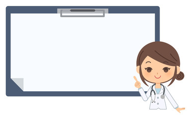 医者　ボード　フレーム