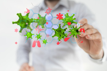 epidemic coronavirus 2019-nCoV, Novel Coronavirus Alert outbreak . Virus Covid 19-NCP. Spread of...