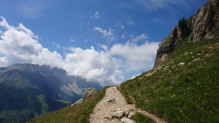 Wanderung in den Dolomiten