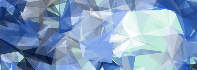 Obraz premium Colored polygonal space. Digital background. Triangular futuristic business wallpaper. Vector Illustration. widescreen