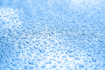 Water backgrounds with water drops. Blue water bubbles Natural background