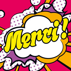 merci carte popart 1