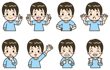 男の子　セット　イラスト