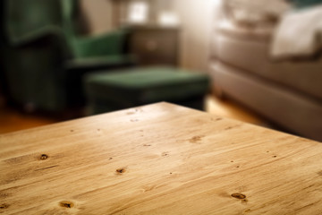 Desk of free space for your decoration and home interior. 