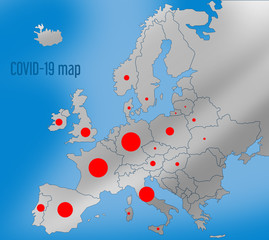 europa covid 19 mapa