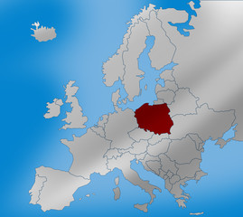 mapa polska