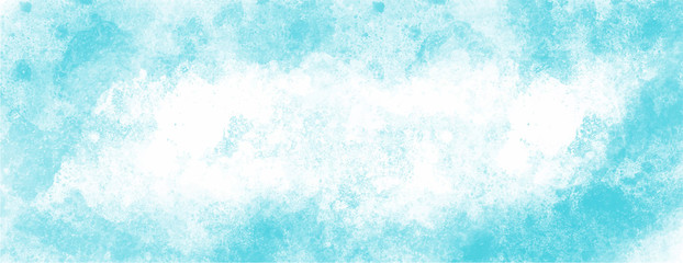 Blue watercolor background for your design, watercolor background concept, vector.