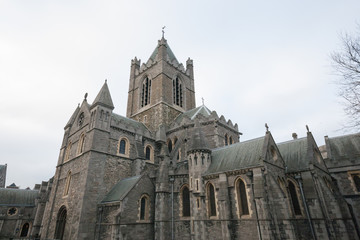 Fototapeta premium Christchurch Cathedral in Dublin City, Ireland