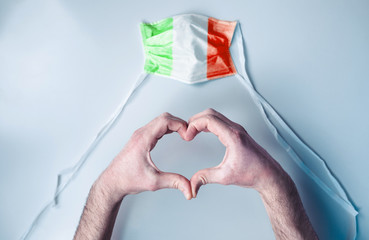 Coronavirus covid-19 fine della pandemia in Italia. Virus definitivamente debellato.