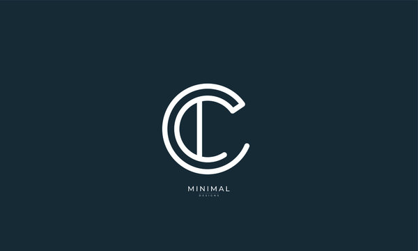 Alphabet letter icon logo C