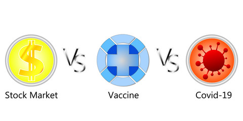 Coronavirus disease named COVID-19, dangerous virus vector illustration.
