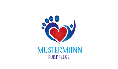 Fußpflege Logo Podologie Logo