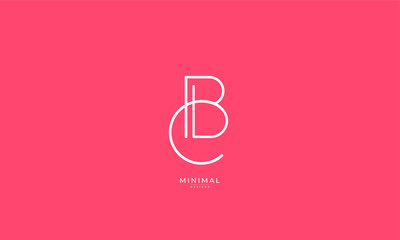 Alphabet letter icon logo BC © iDESIGN_4U
