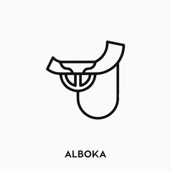 alboka icon vector. alboka sign symbol