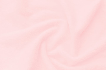Fototapeta premium Abstract wave pink fabric texture background.