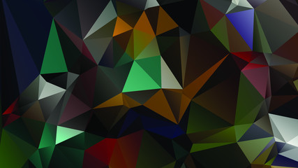 Abstract Color Polygon Background Design, Abstract Geometric Origami Style With Gradient