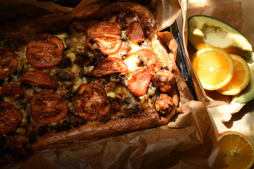 meat with vegetables