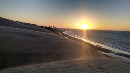 Fototapeta na wymiar SUNSET BEACH