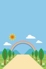 春・夏の背景・バックグラウンド