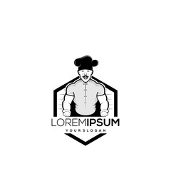 Logo design silhouette masterchef