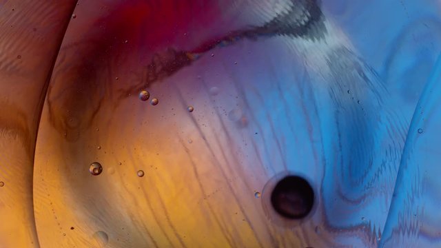 concept of research at the cellular level, a cell in its environment, an egg under a microscope, macro, virus