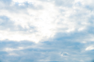 Blue sky background with clouds nature landscape