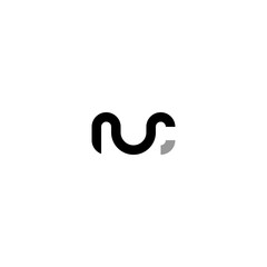Letter MC logo design template