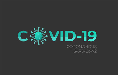 Coronavirus COVID-19 virus. Flat Design Graphic, vector