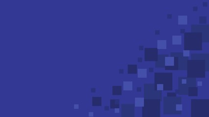 Blue Background with a Combination of Shapes