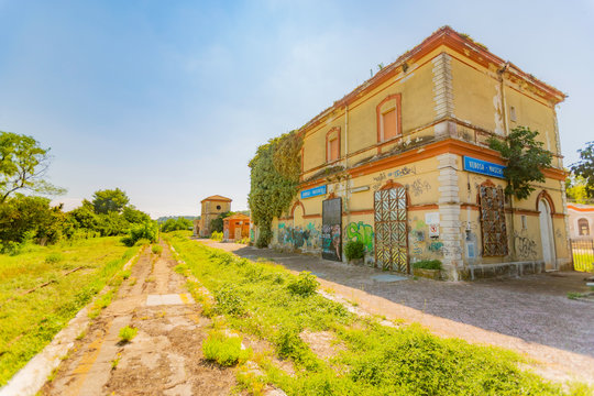 Stazione Ferroviaria dello stato dismessa di Venosa Maschito in Basilicata