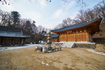 Dopiansa Temple in Cheorwon-gun, South Korea. Traditional Korean temple.
