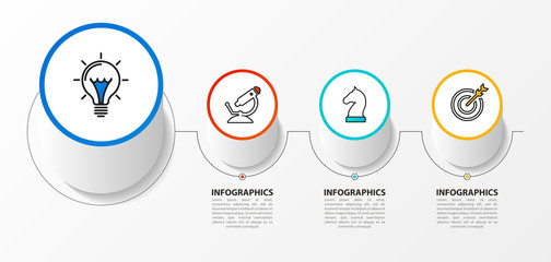Infographic design template. Creative concept with 3 steps