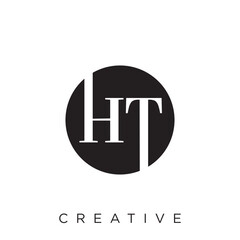 ht logo design vector icon