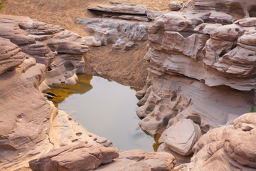 Sam pan bok,Thailand grand canyon, beautiful canyon with river