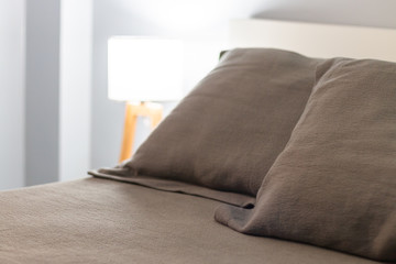 Super confortable bed fabric detail