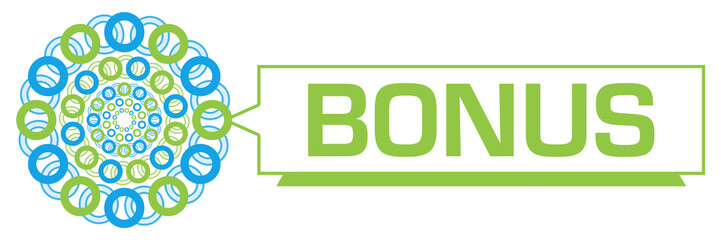 Bonus Green Blue Rings Circular Triangle Box 