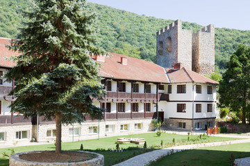 A dwelling in the Manasija monastery in Serbia